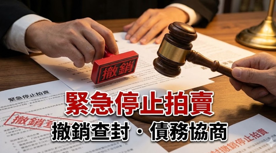 2026全台撤銷查封救援│鄰近法院民事執行處│頂信法拍團隊協助債務協商與停止拍賣