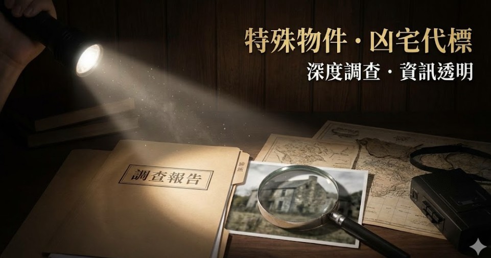 2026全台凶宅與特殊物件法拍代標│鄰近殯儀館與消防局│頂信法拍團隊提供深度調查與風險評估